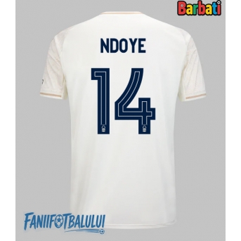 Nottingham Forest Dan Ndoye #14 Tricou Fotbal Replică 2025-26 Barbati Deplasare